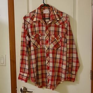 Vintage Wrangler Snap Front Shirt